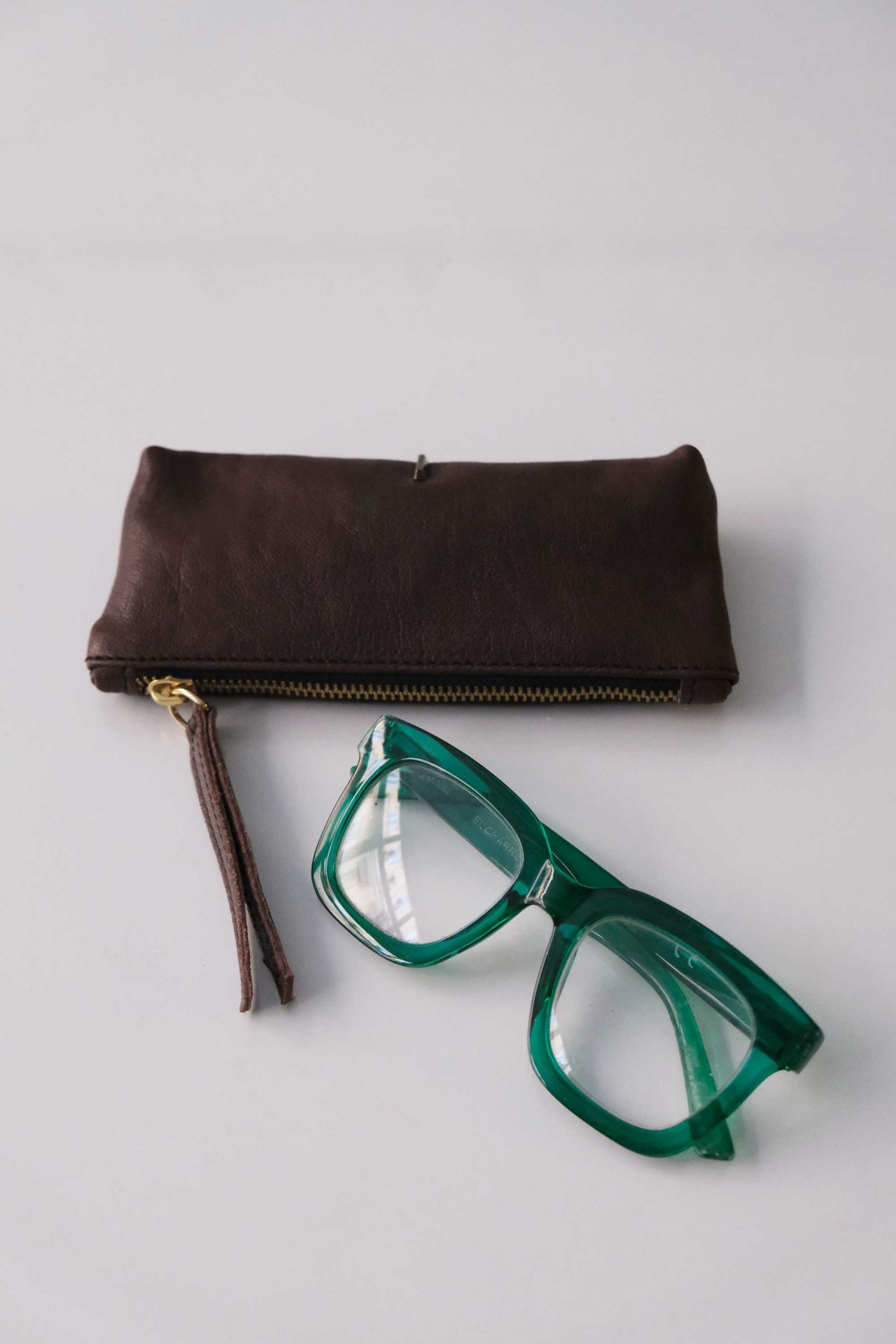 Mix soft chocolate nappa leather  – The Sustainable Pochette - Made in Italy