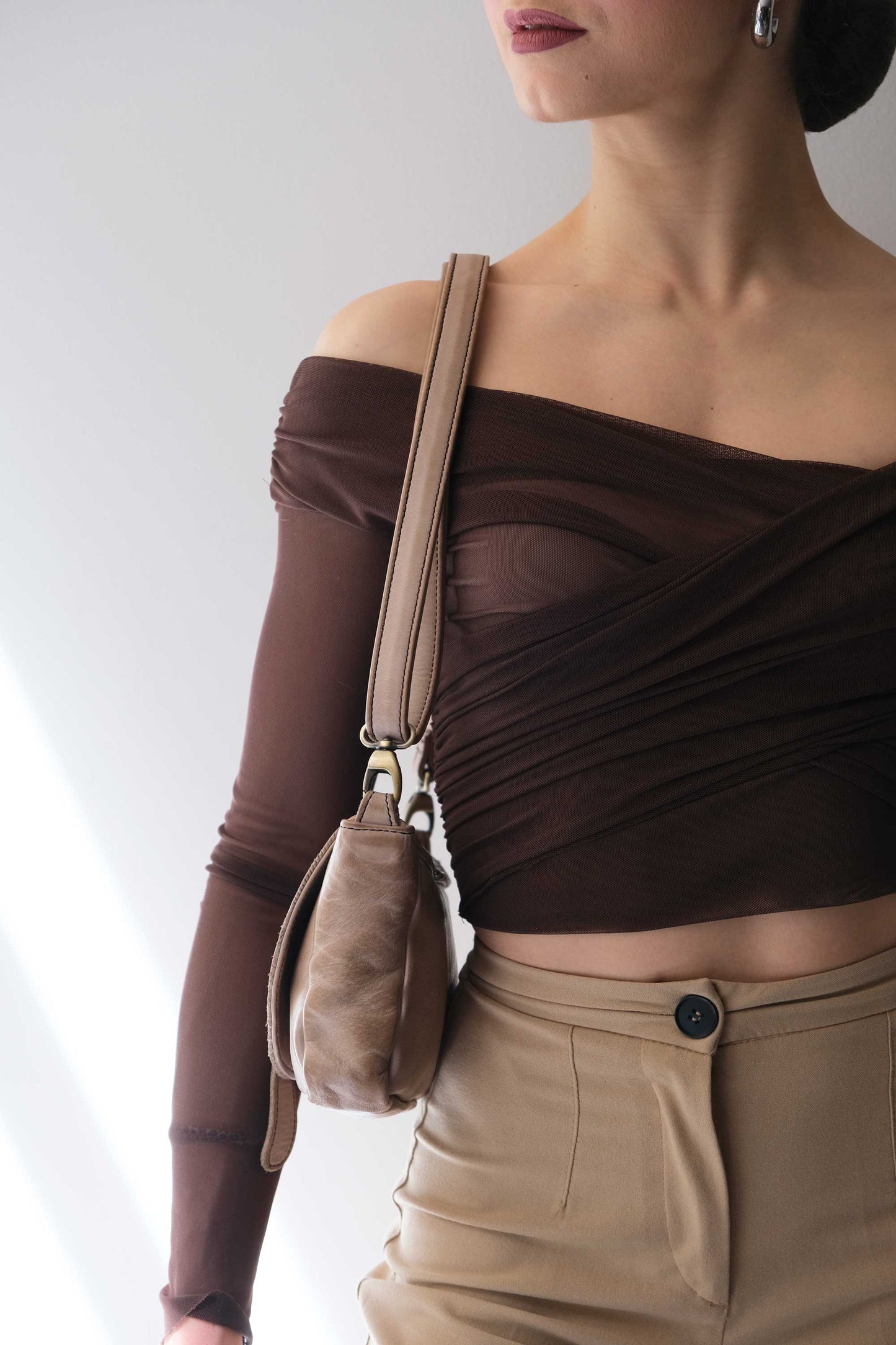Barbara in turner sand soft leather  - Made in Italy -