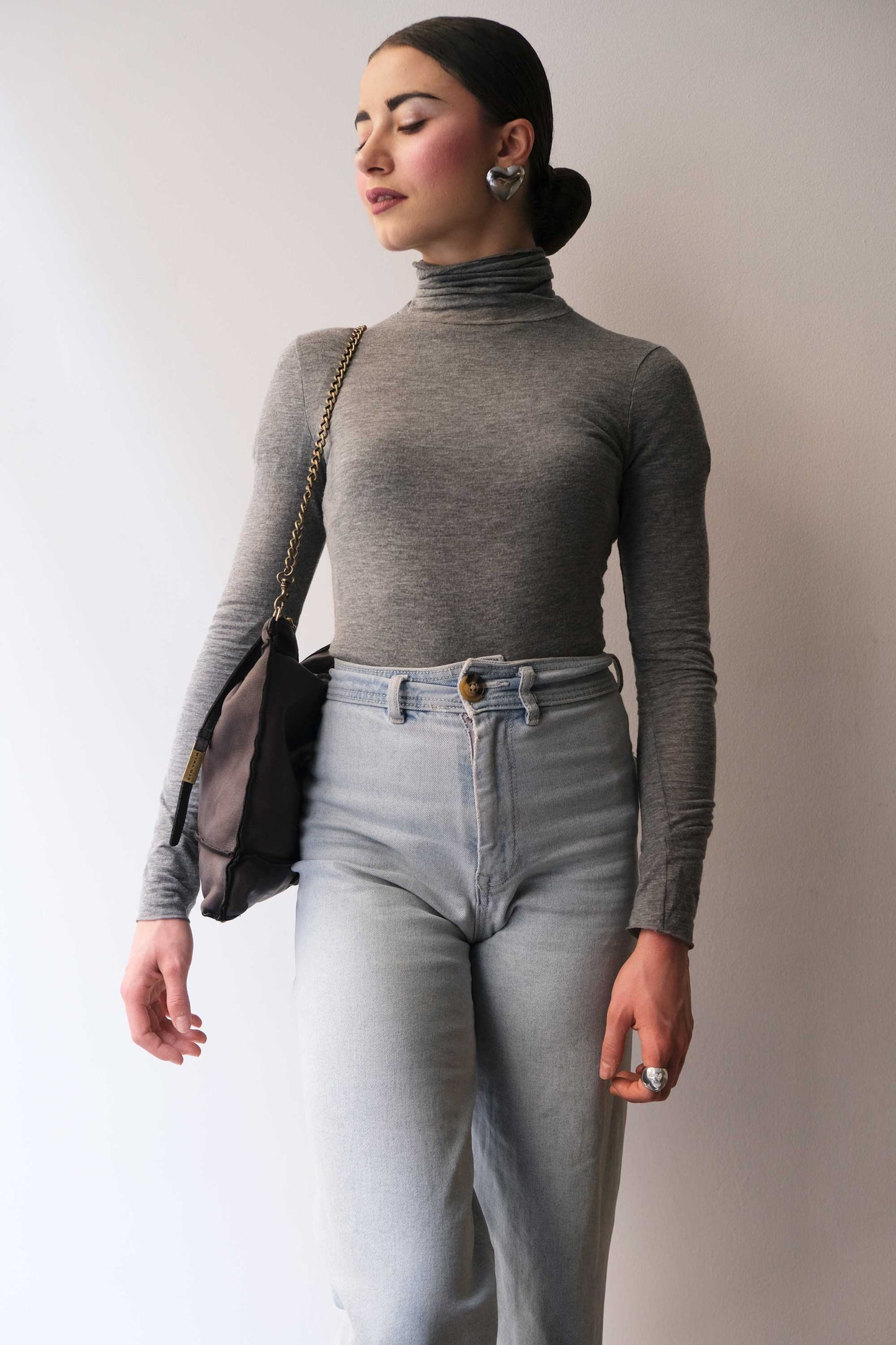 Rezoe brown garment-dyed leather - Made in Italy -