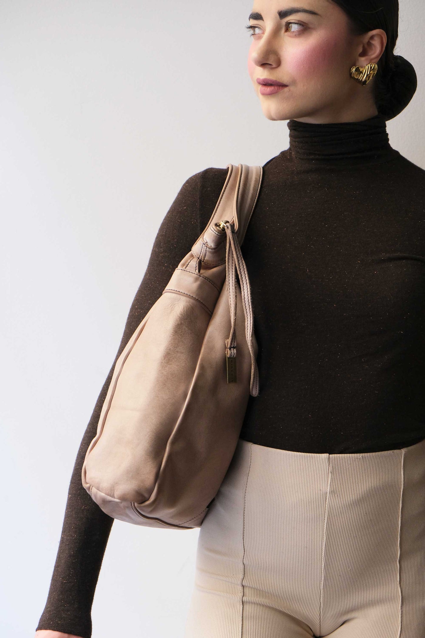 Valy in turner sand soft calf leather - Made in Italy -