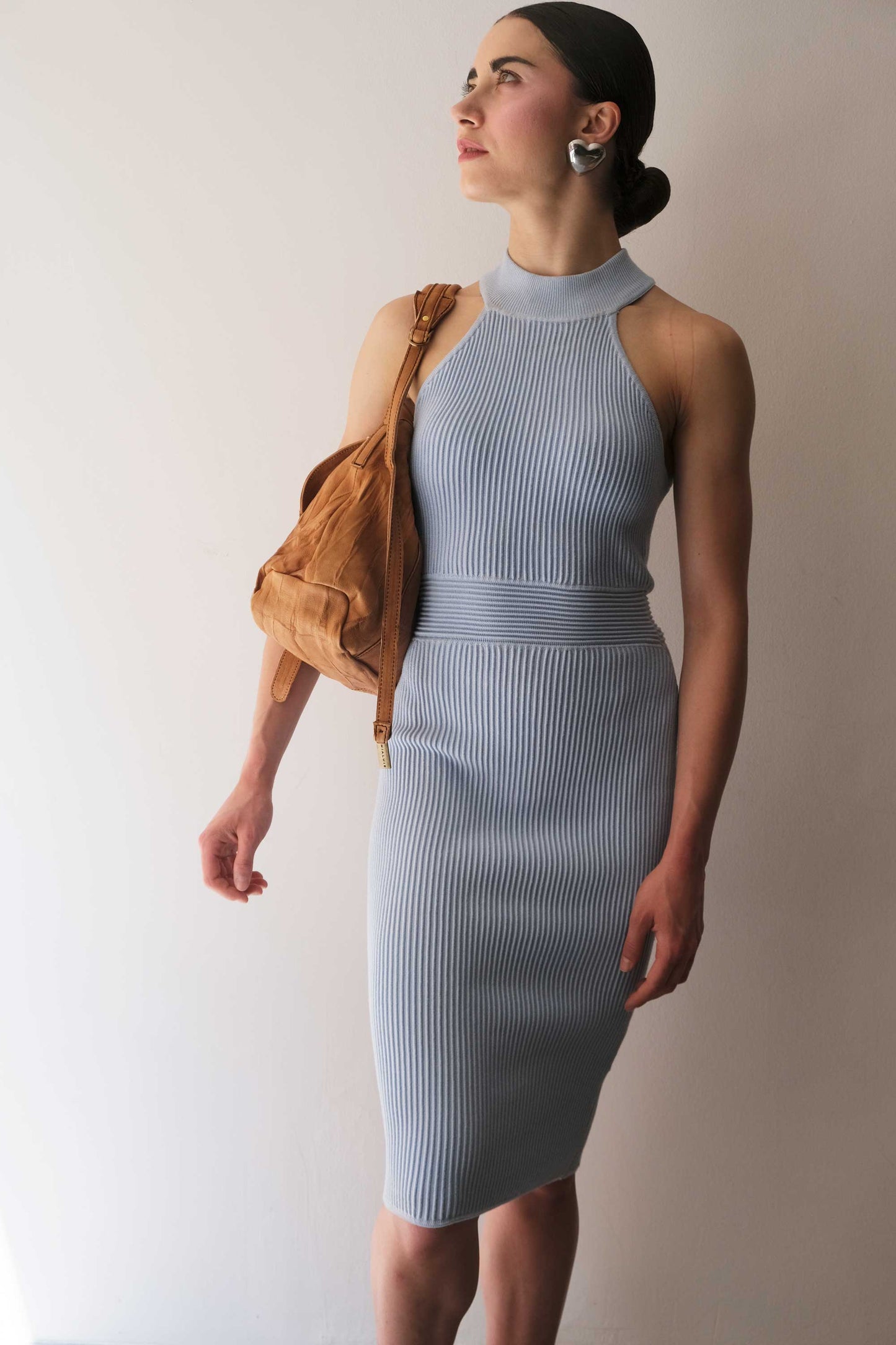 Do saddle bag cognac in soft nappa lomé - Made in Italy -