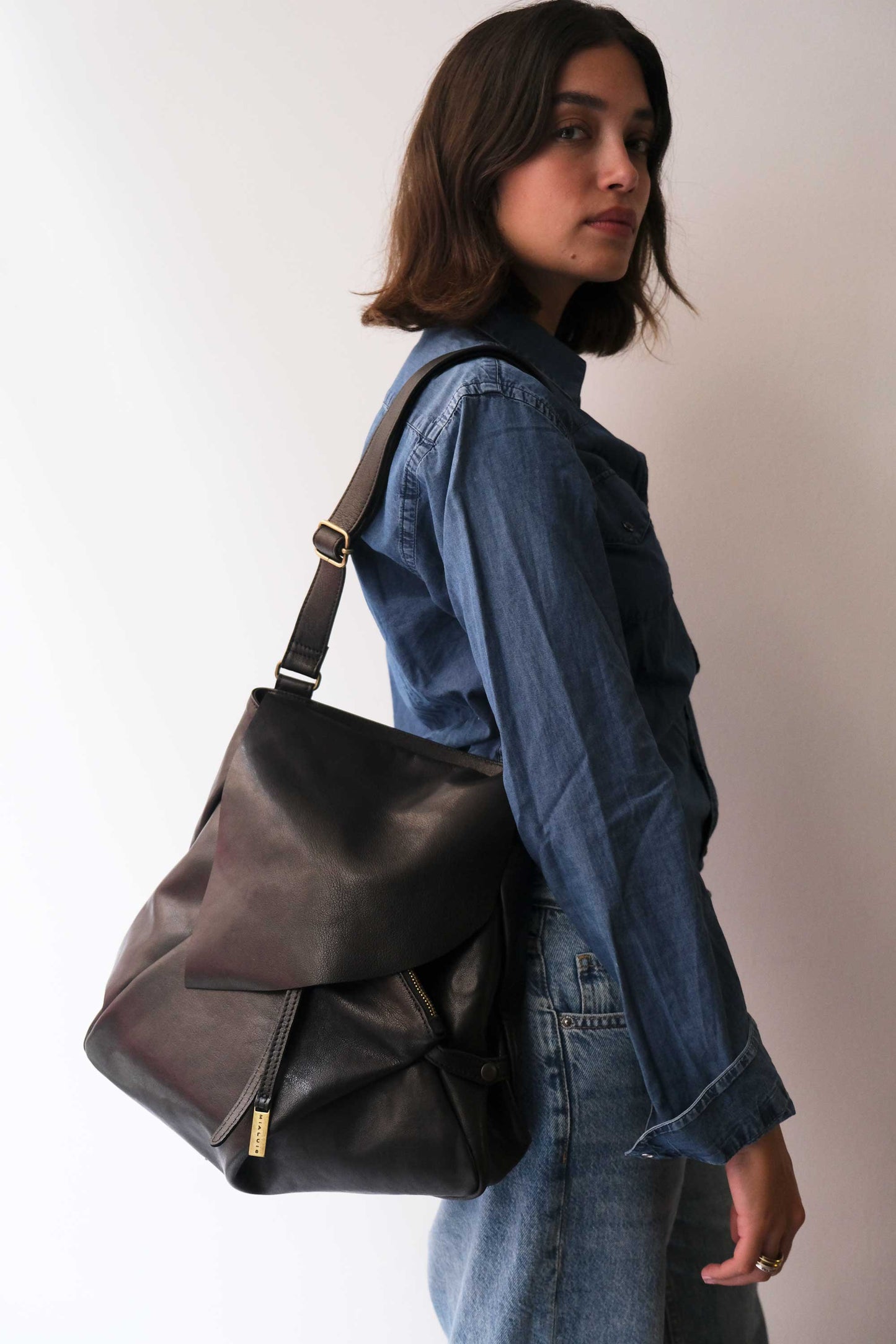 PRE ORDER discount 15%-Gabri tote bag in black soft nappa- use code PREORDER15 - DELIVERY IS ESTIMATED WITHIN APPROXIMATELY 30 DAYS FROM THE ORDER DATE- Made in Italy -