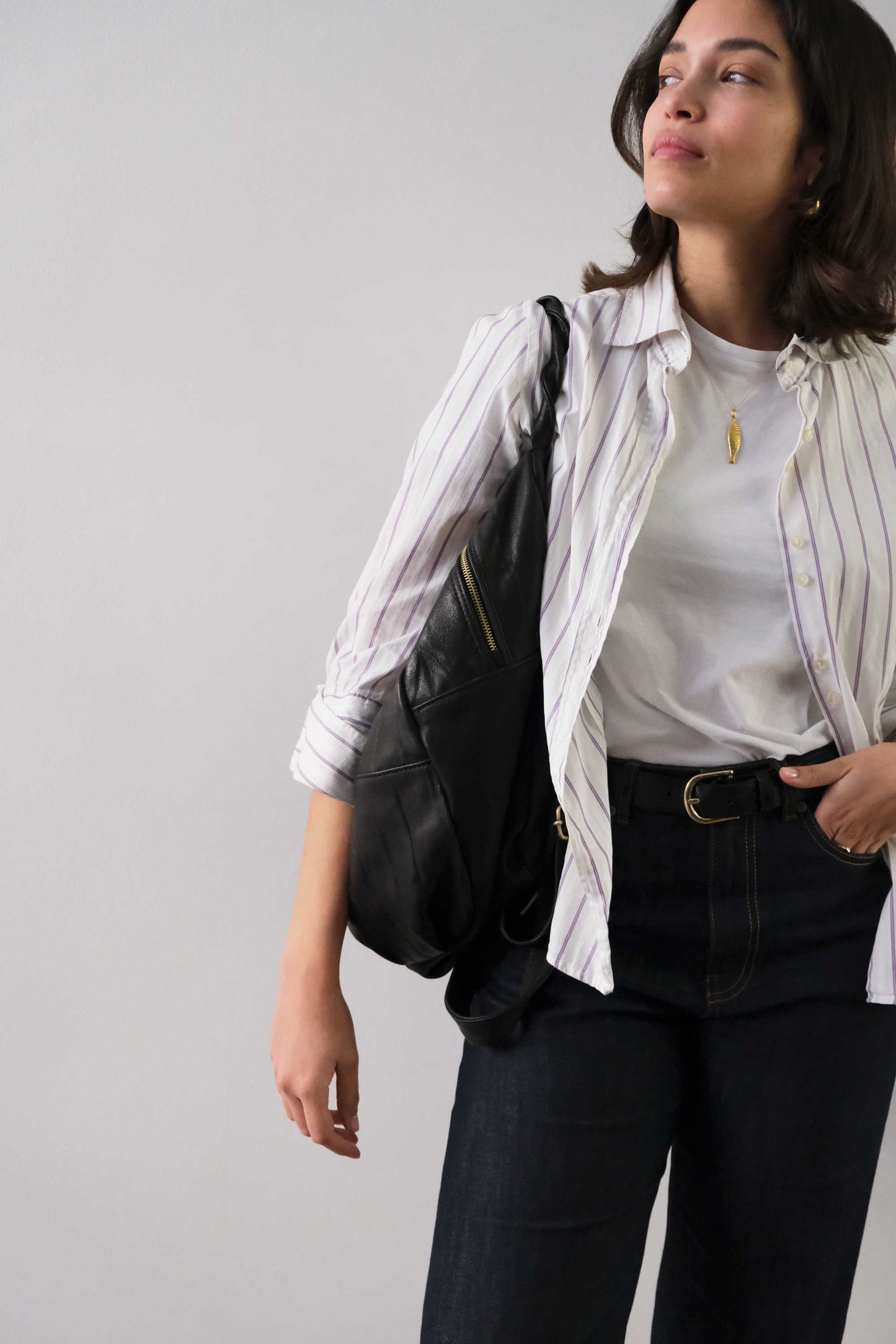 PRE ORDER discount 15%- Nerina backpack in leather black washed and soft lomè nappa leather - use code PREORDER15 - DELIVERY IS ESTIMATED WITHIN APPROXIMATELY 30 DAYS FROM THE ORDER DATE - Made in Italy -