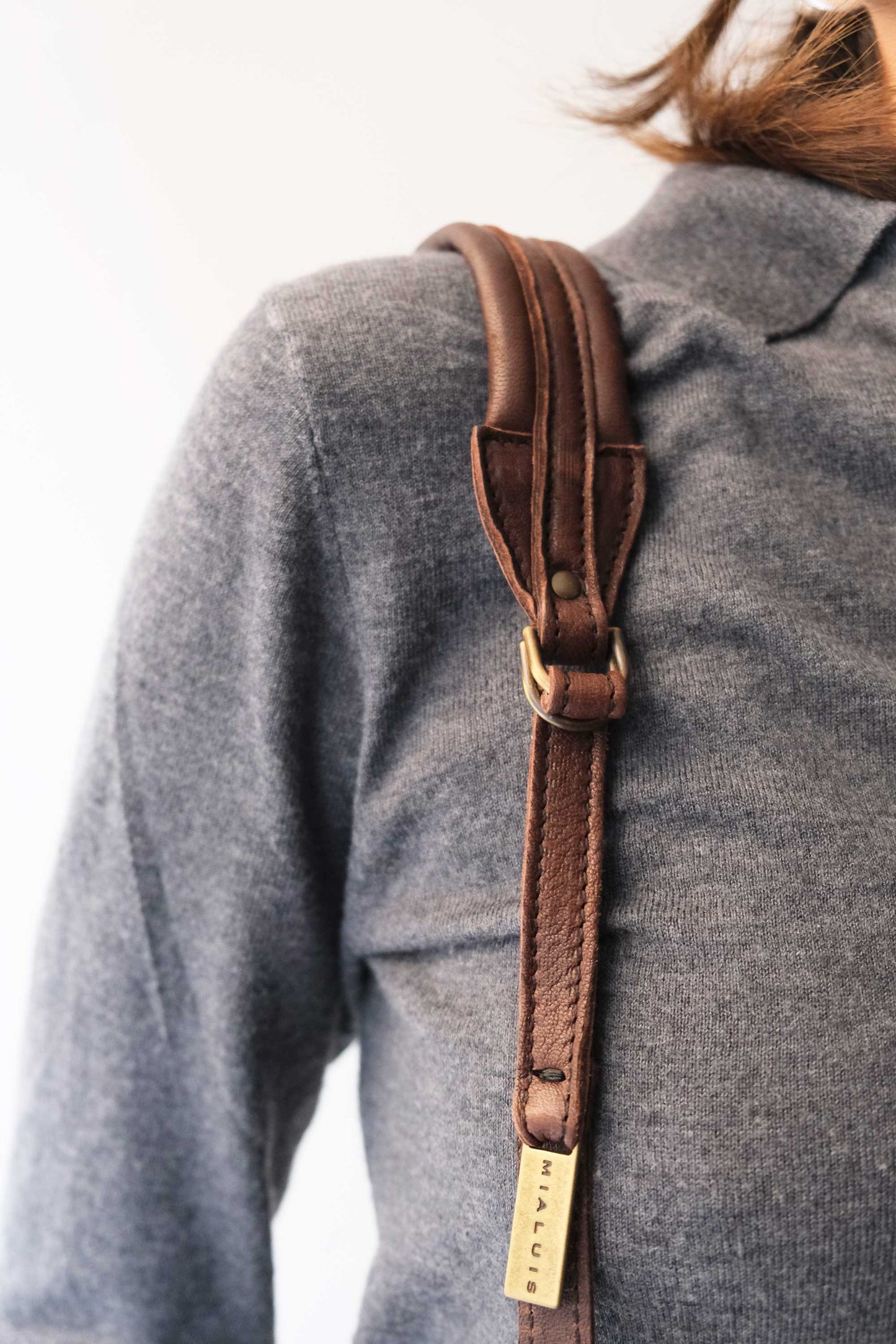 PRE ORDER discount 15%-Do saddle bag in brown perforated leather- use code PREORDER15 - DELIVERY IS ESTIMATED WITHIN APPROXIMATELY 30 DAYS FROM THE ORDER DATE- Made in Italy -