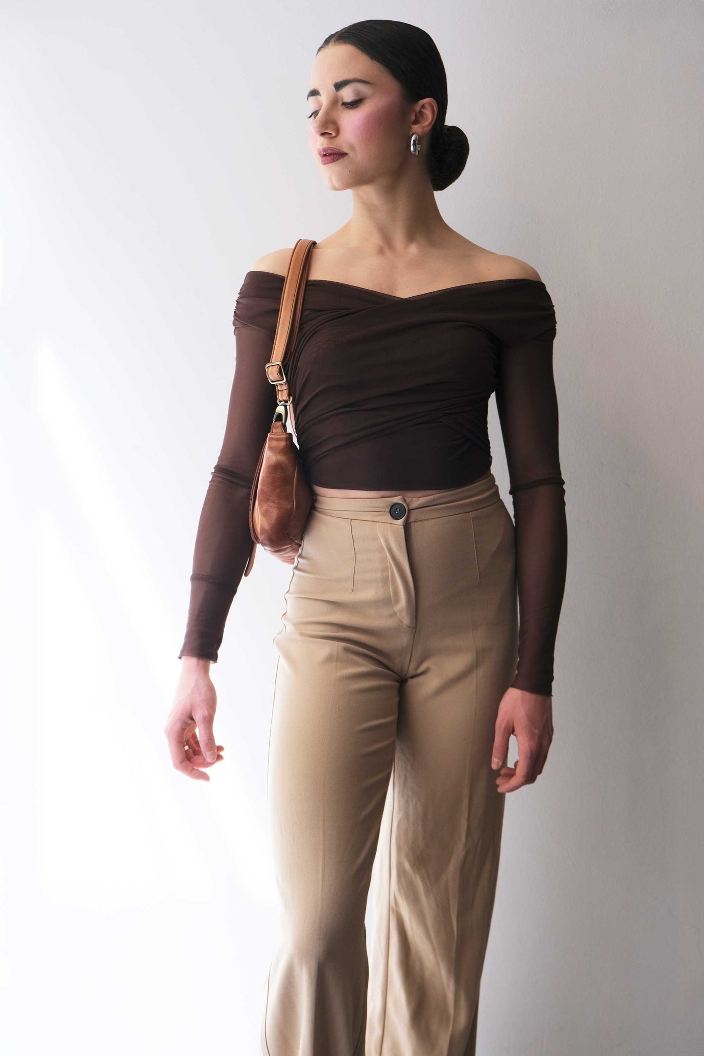 Barbara in turner cognac soft leather  - Made in Italy -