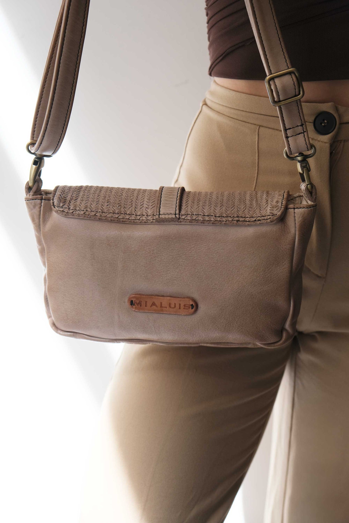 Barbara in turner sand soft leather  - Made in Italy -
