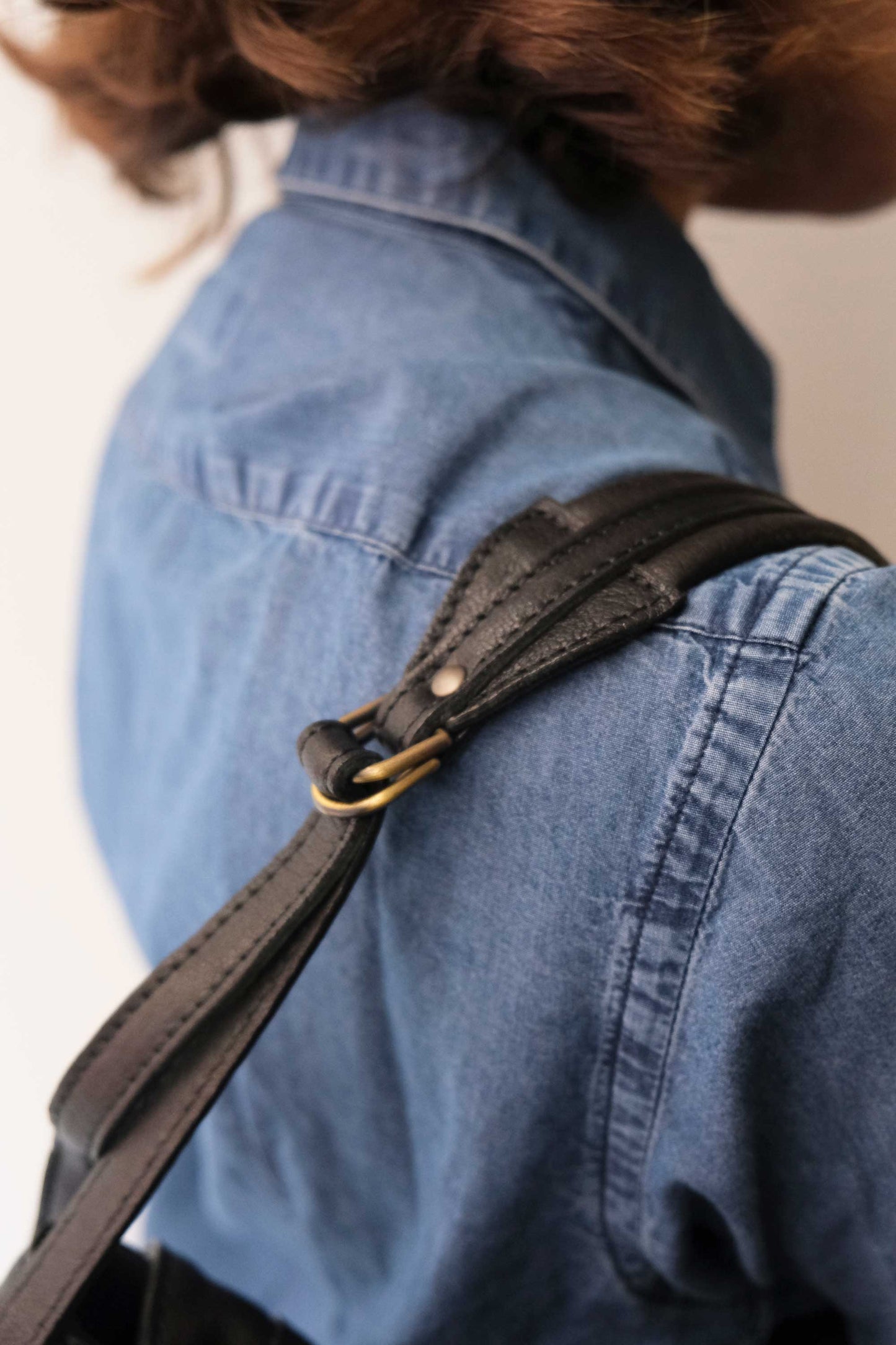 Do saddle bag in black soft nappa - Made in Italy -