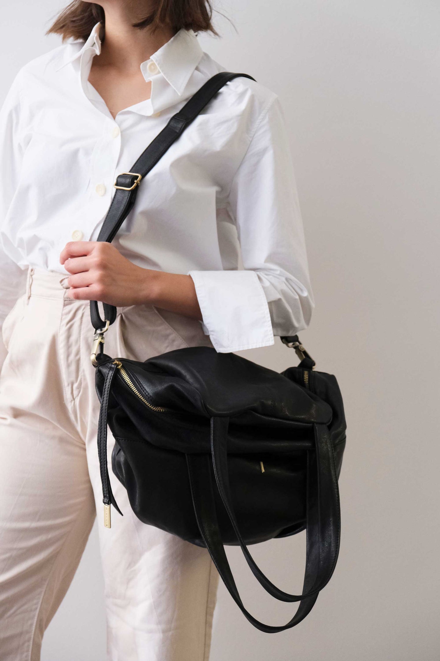 PRE ORDER discount 15%- Riri tote bag in black nappa leather- use code PREORDER15 - DELIVERY IS ESTIMATED WITHIN APPROXIMATELY 30 DAYS FROM THE ORDER DATE - Made in Italy -