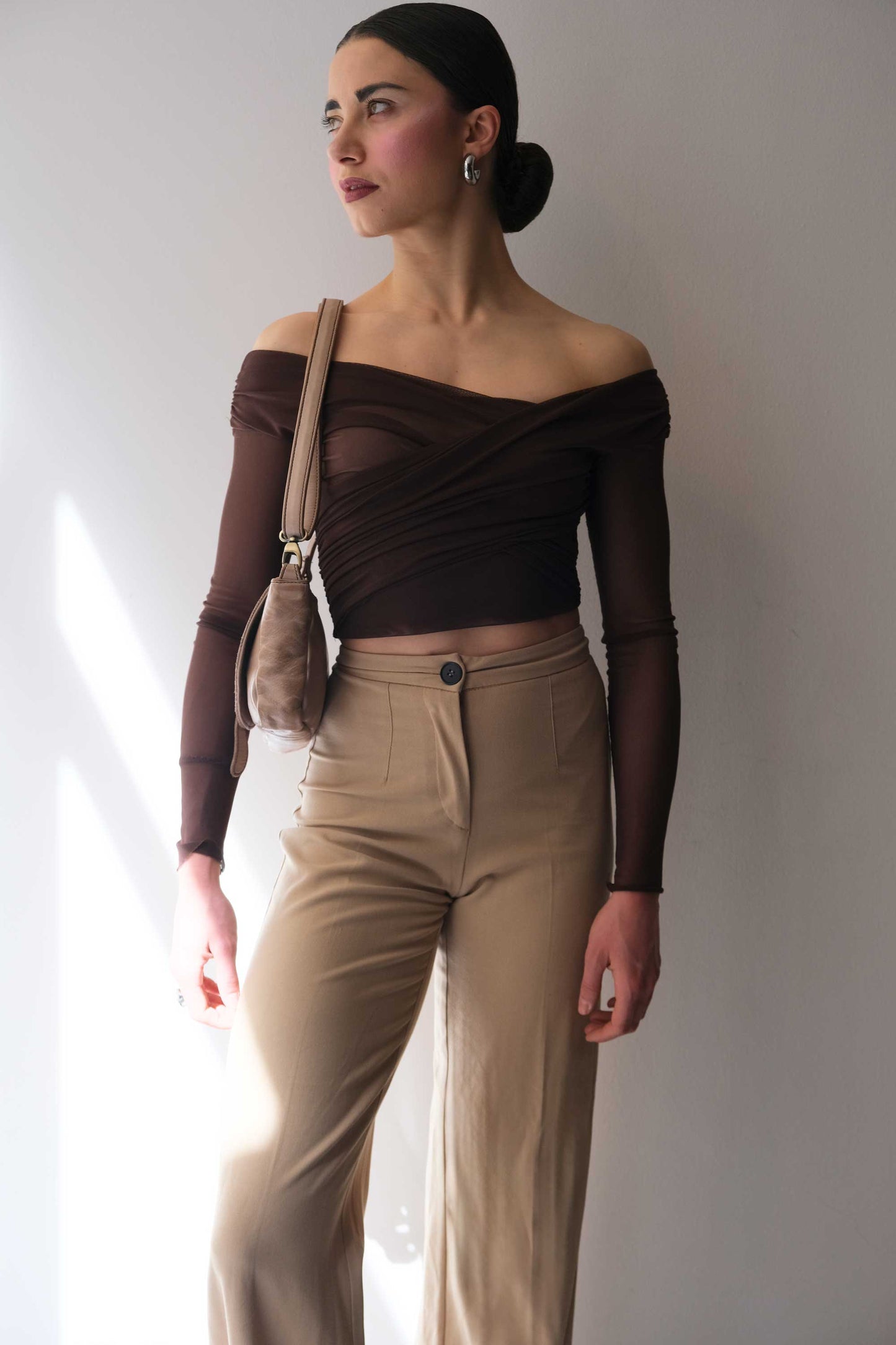 Barbara in turner sand soft leather  - Made in Italy -