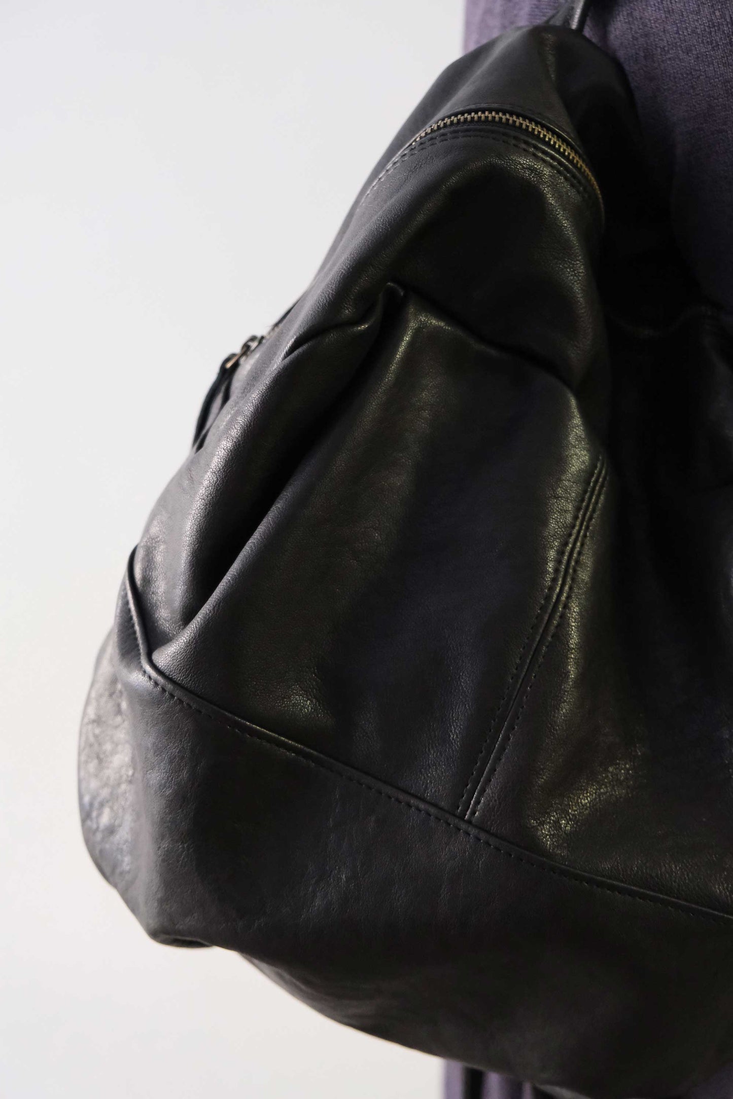 PRE ORDER discount 15%- Nerina backpack in black nappa leather- use code PREORDER15 - DELIVERY IS ESTIMATED WITHIN APPROXIMATELY 30 DAYS FROM THE ORDER DATE - Made in Italy -