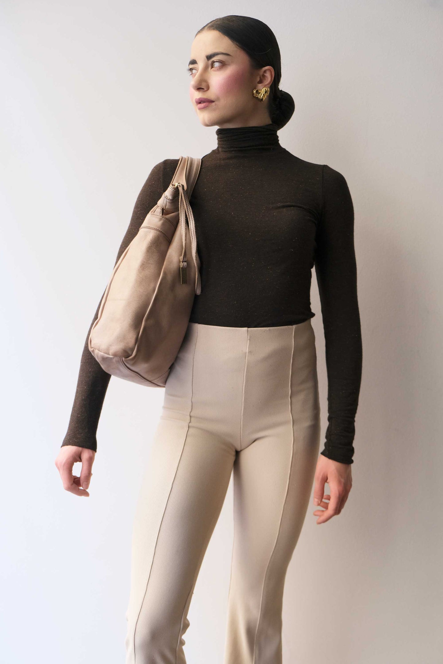 Valy in turner sand soft calf leather - Made in Italy -